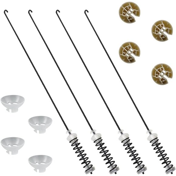 W10780048 Washer Suspension Kit - Fix Shaky Whirlpool, Kenmore, Maytag, Amana - Picture 1 of 7